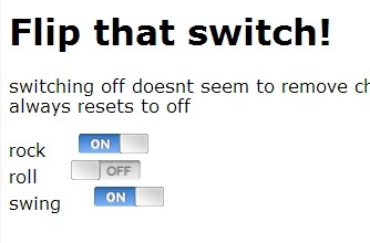 jQuery FlipSwitch